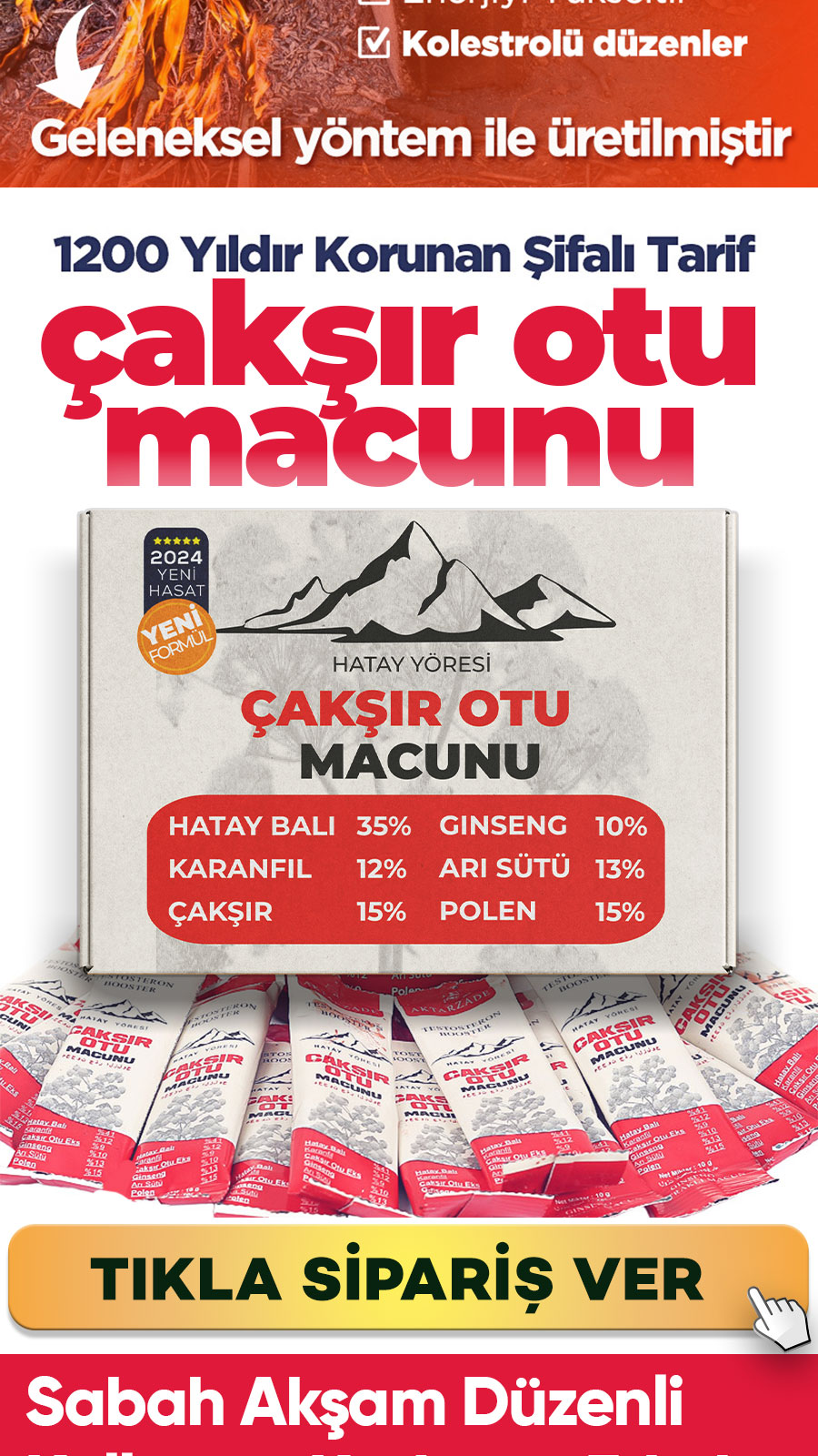 Çakşır Macunu Şaset 12'li - TR